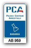 Certyfikat Akredytacji PCA nr AB959